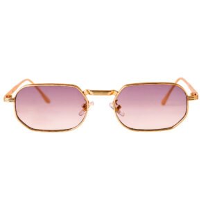 Luxury Gold Octagon Polarized Sunglasses