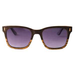 Dual-Tone Wooden Polarized Sunglasses