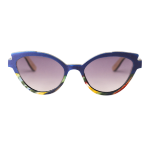 Cat-Eye Wooden Polarized Sunglasses