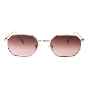 Premium Octagonal Gold Frame Sunglasses