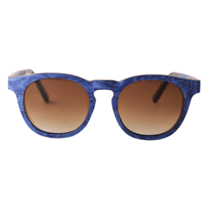 Blue Wooden Sunglasses - Polarized UV400