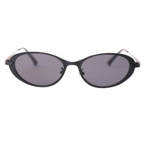 Elite Black Oval Polarized Sunglasses