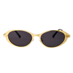 Luxury Gold Oval Polarized Sunglasses
