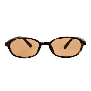 Tortoiseshell Oval Polarized Sunglasses