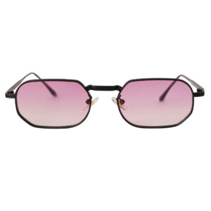 Octagon Polarized Sunglasses - Pink Gradient