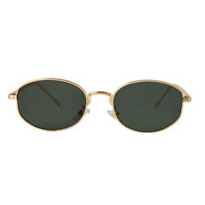 Gold Oval Sunglasses | Premium Polarized UV400