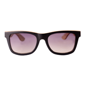 Black Wooden Polarized Sunglasses