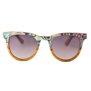 Abalone & Wood Polarized Sunglasses
