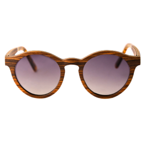 Premium Wooden Round Polarized Sunglasses