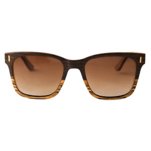 Zebrano Wood Sunglasses | Premium UV400 Protection