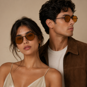Elite Oval Polarized Sunglasses - Brown Lens