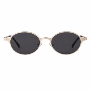 Premium Oval Polarized Sunglasses - Silver